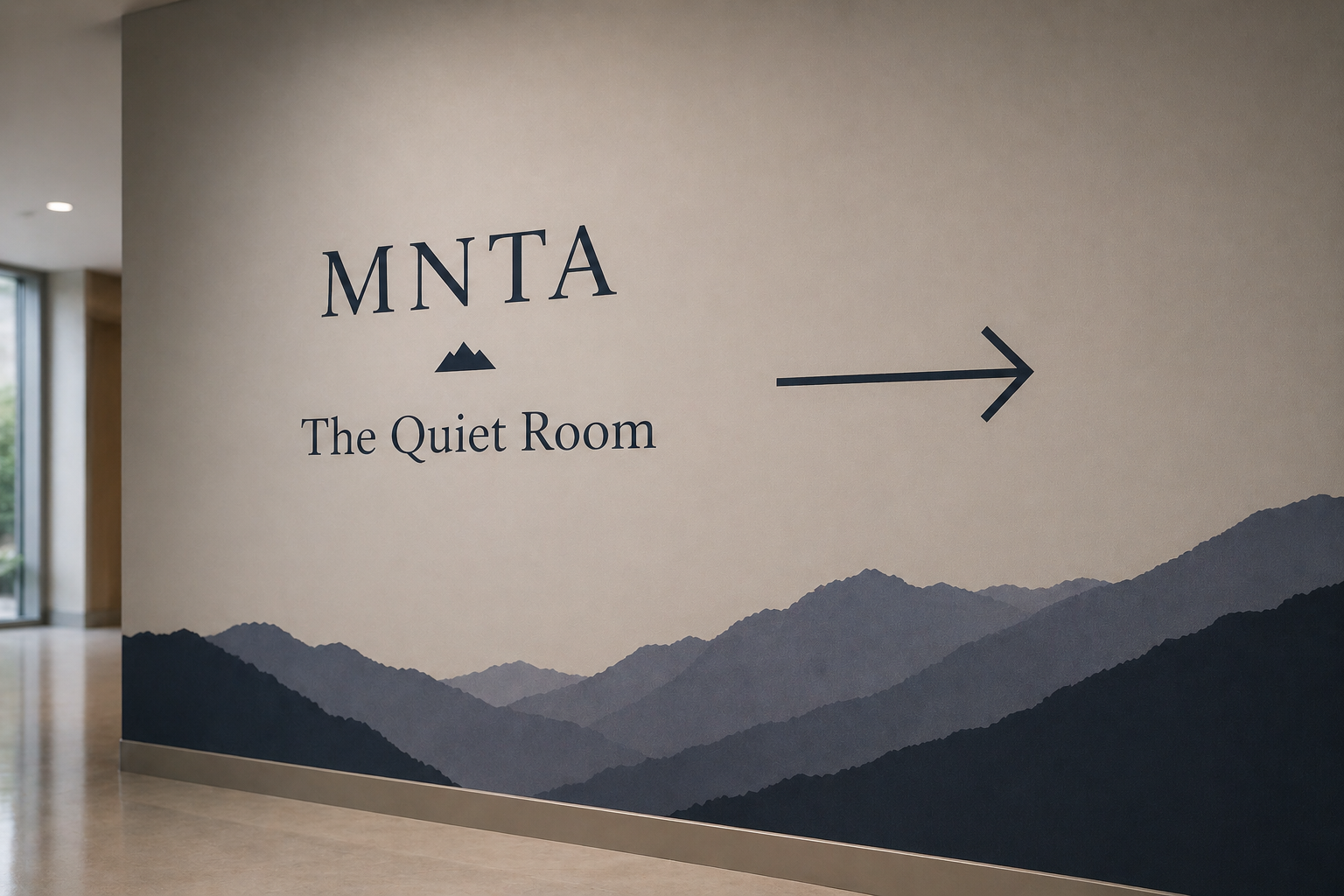 MNTA wall vinyl graphics