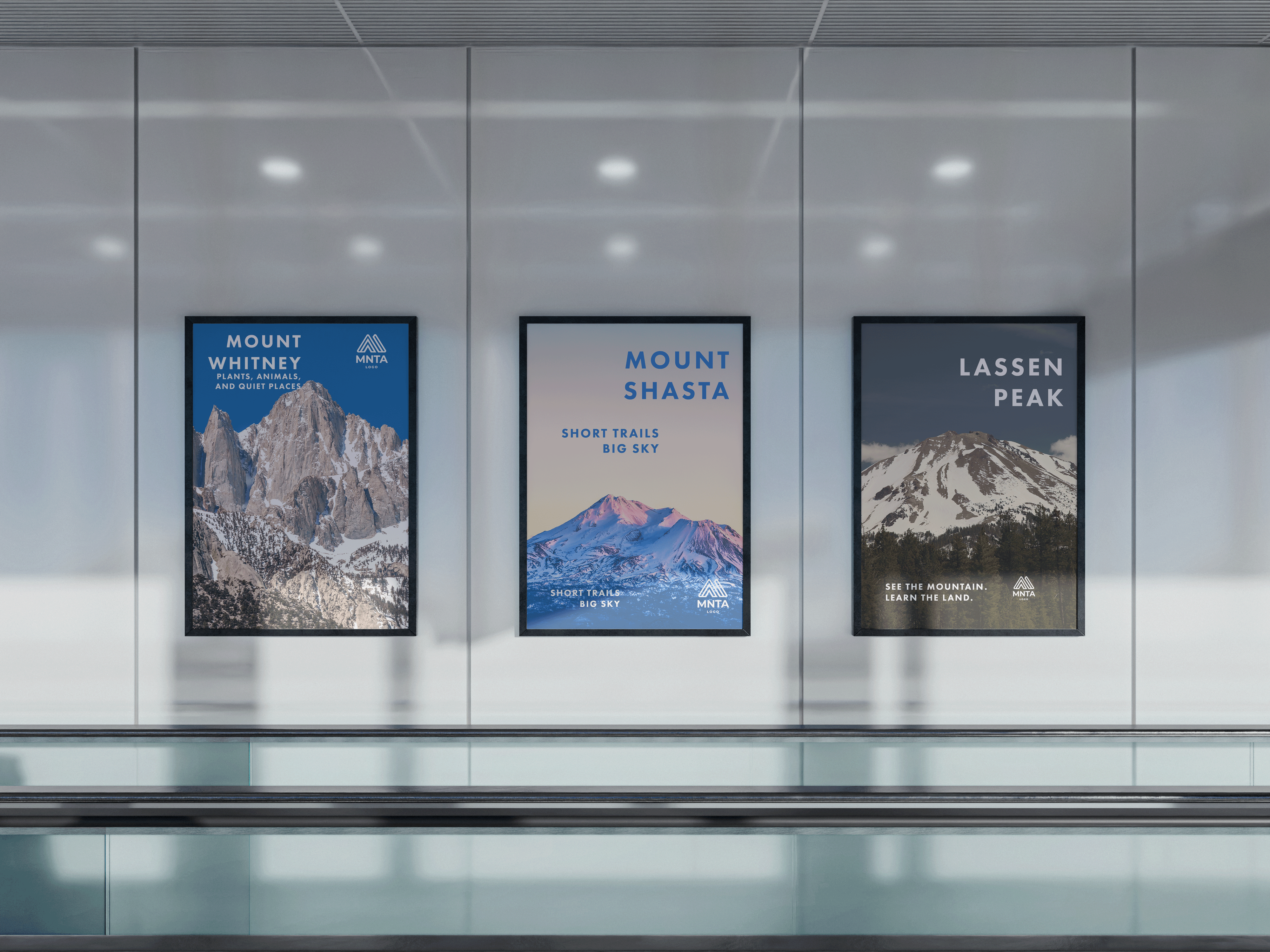 MNTA poster wheatpasted at an airport gate